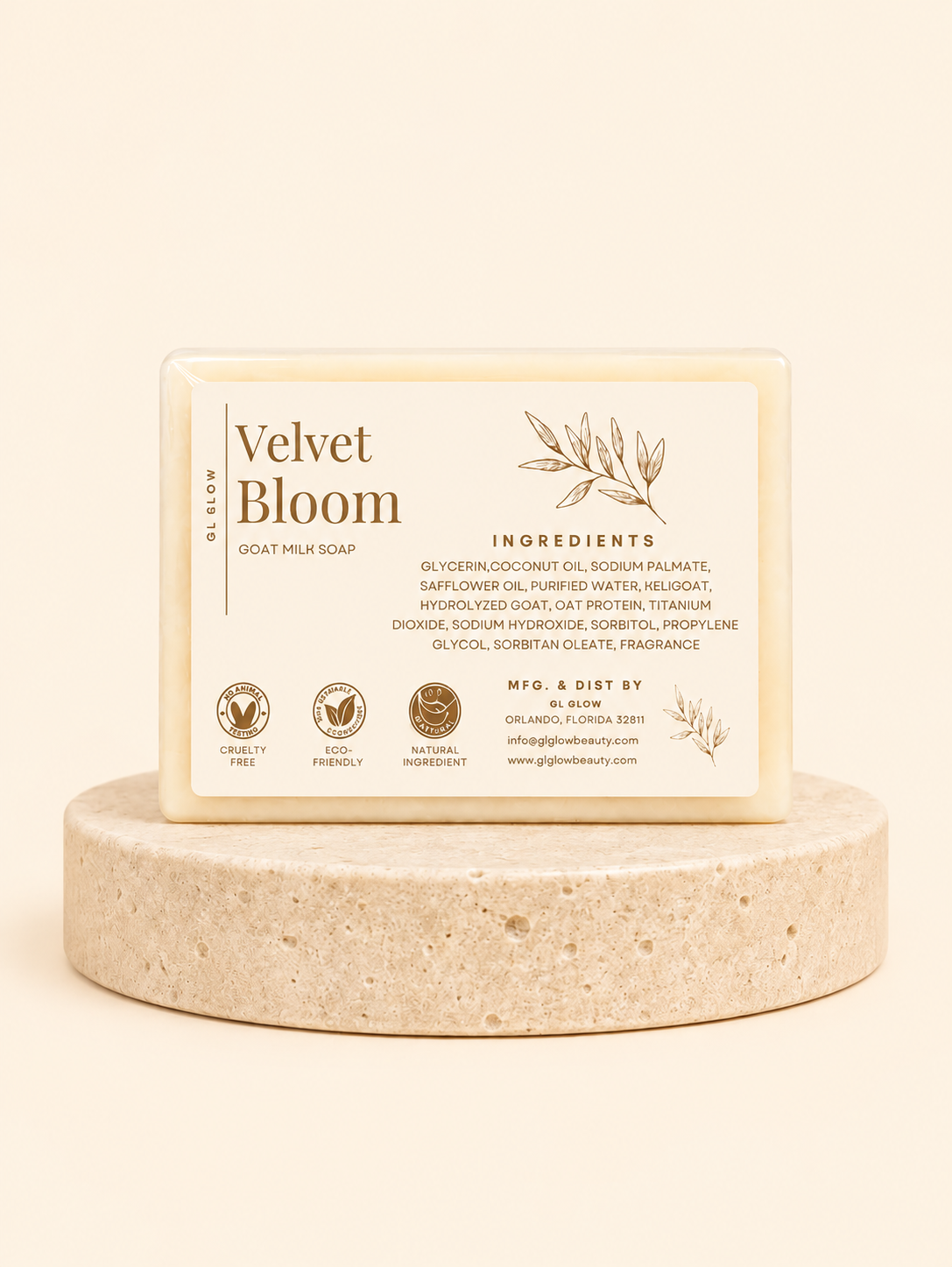 Velvet Bloom Goat Milk Soap
