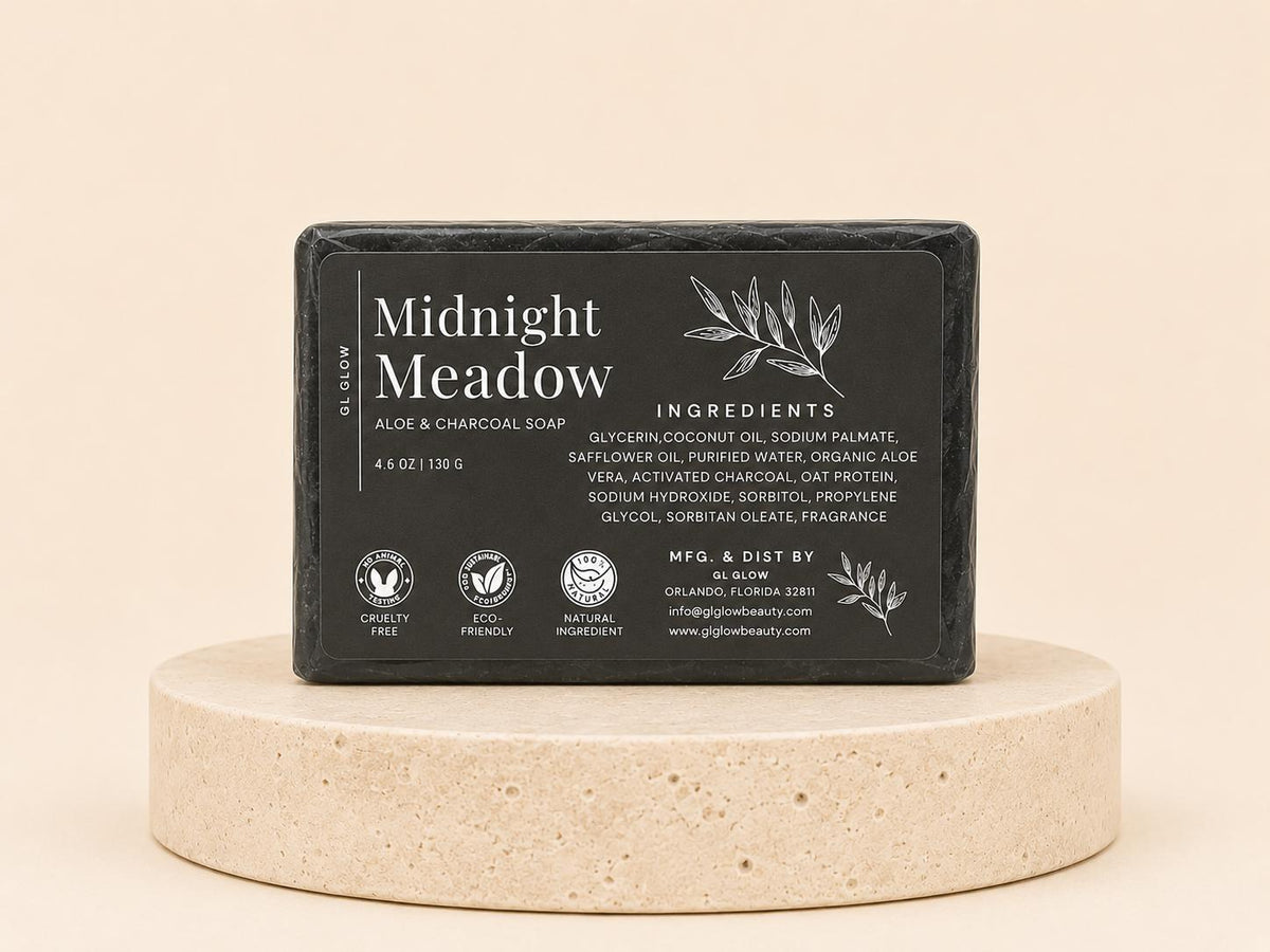 Midnight Meadow Aloe & Charcoal Soap